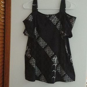 Hawaiian Cold Shoulder Top